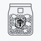 Placeholder icon for colonized grain spawn — actual product may differ in appearance.