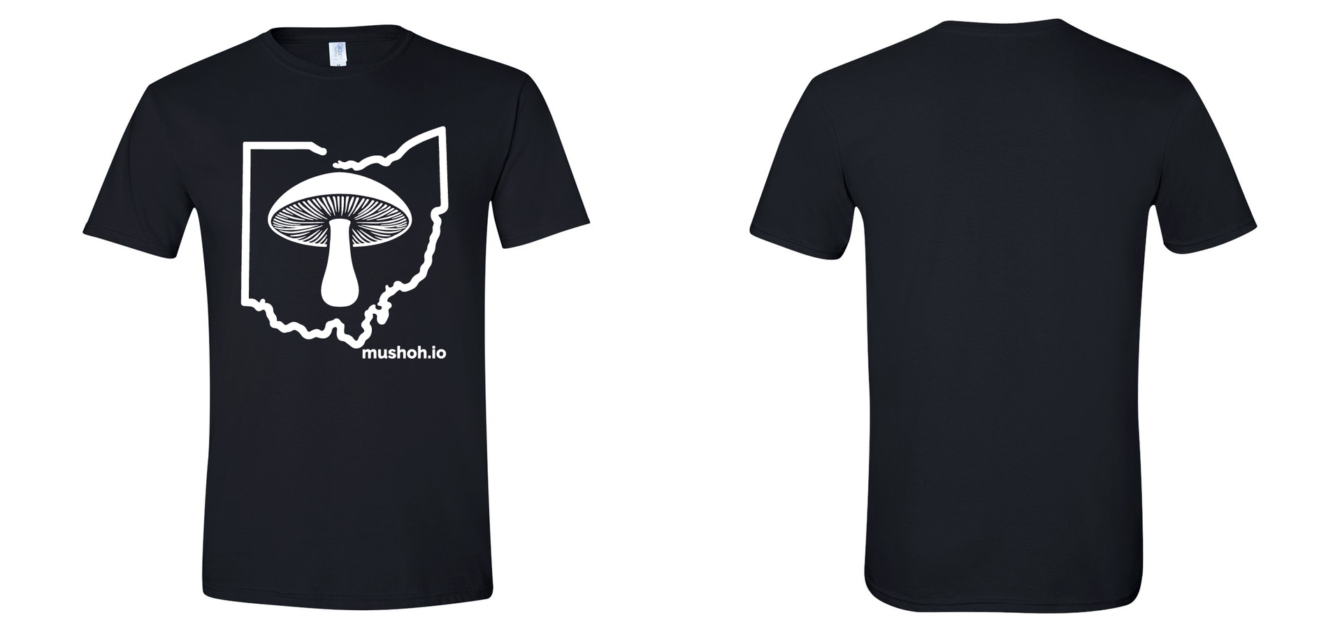 ★mohae★ Autumn cotton tee _ Black Moshruum's Mushrooms Black Tee – Moshruum's Mushrooms